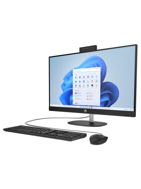 HP AIO 27-cr0008nn 27" FHD AG IPS 300d, Core i3-N300 2.4GHz, 8GB, 512GB SSD, Win 11, fekete