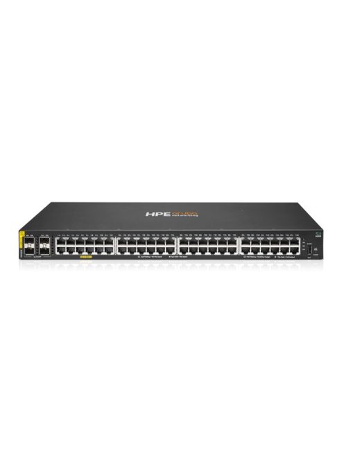 HPE Aruba Networking CX 6000 48p 10M/100M/1G Class4 PoE 4p SFP 1G 370W Switch